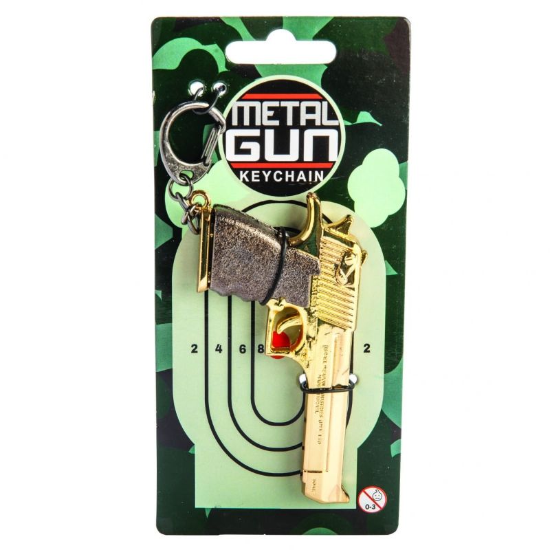Keychain - Metal Gun (Set of 6)