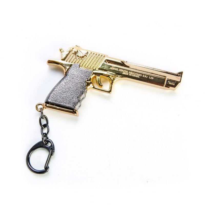 Keychain - Metal Gun (Set of 6)