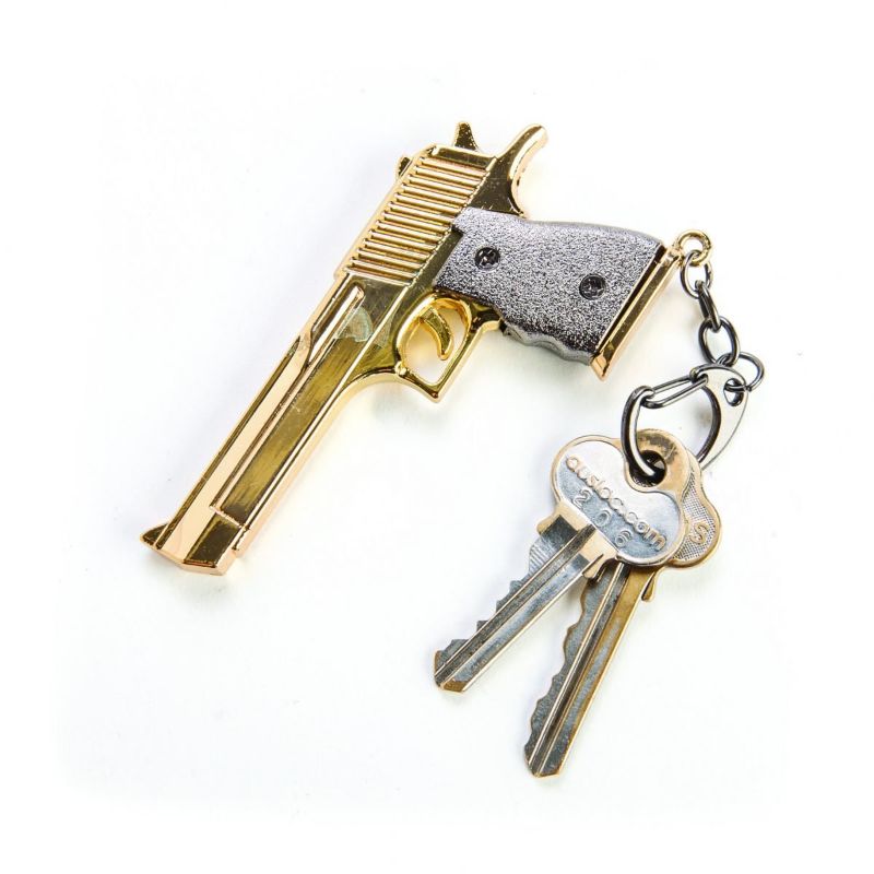 Keychain - Metal Gun (Set of 6)