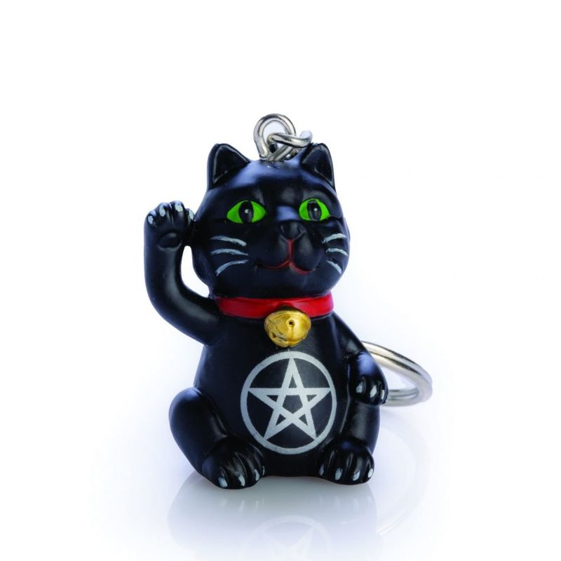 Keychain - Black Cat Pentacle (Set of 6)