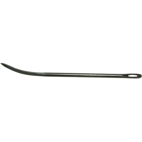 6-inch curved packing needle for heavy-duty sewing, ideal for upholstery and quilting with wool and thick fabrics.