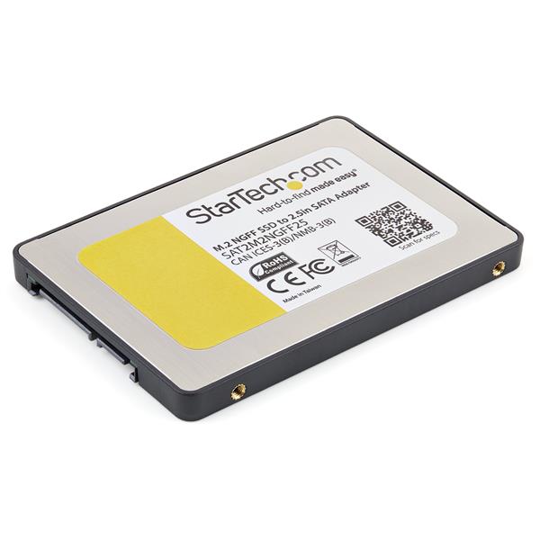 M.2 SSD to 2.5in SATA III Adapter for high-speed data transfer and enhanced storage compatibility with various M.2 sizes.