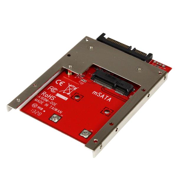 Ultimate mSATA SSD to 2.5in SATA adapter for enhanced data speeds up to 6 Gbps and improved system performance.
