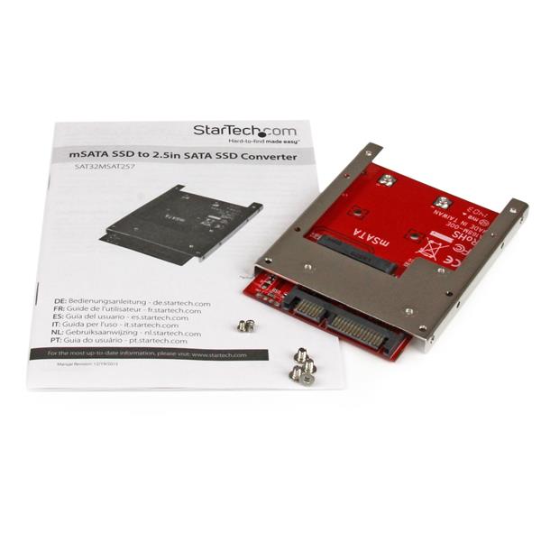 Ultimate mSATA SSD to 2.5in SATA Adapter Converter for enhanced data speeds up to 6 Gbps and improved system performance.