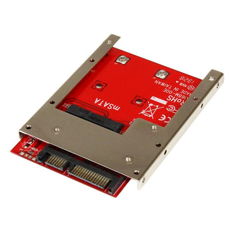 Ultimate mSATA SSD to 2.5in SATA Adapter boosts data speeds up to 6 Gbps for enhanced computer performance.
