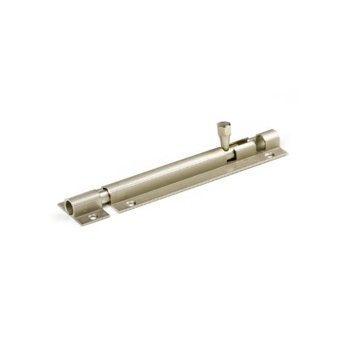 125mm Heavy Duty Brass Plated Socket Bolt 32mm Wide - Satin Nickel Plated