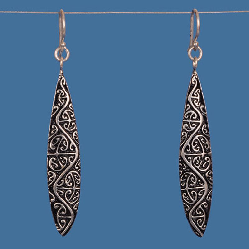 Maori Design Earrings - Version 1