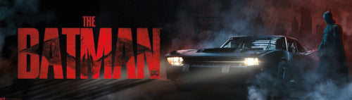 Scalextric Batmobile from 'The Batman' 2022, featuring sleek design and perfect for thrilling slot car racing.