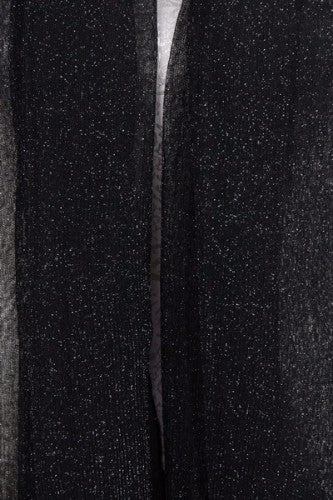 Soft Pleat Lurex - BLACK