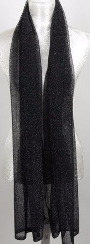 Soft Pleat Lurex - BLACK