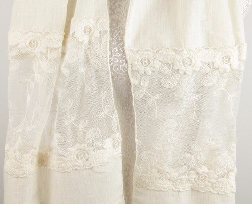 Lace And Embroidery Botanical - IVORY
