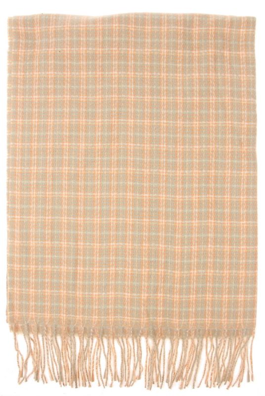 Check Scarf - CERISE
