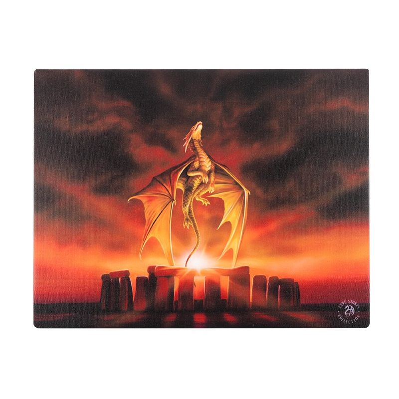 Plaque - Small Solstice Canvas by Anne Stokes