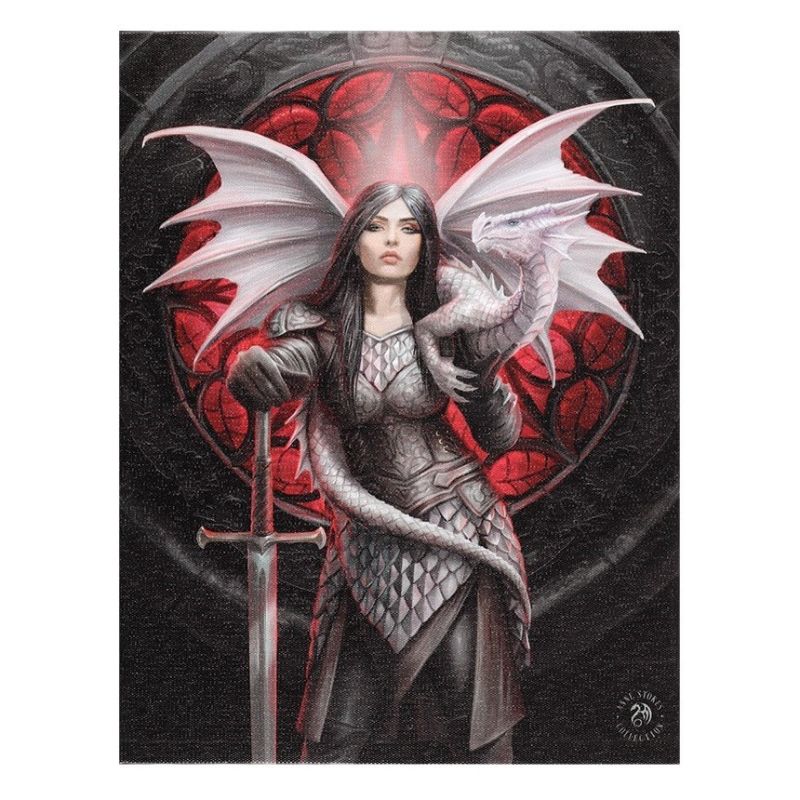 Canvas Print - Small Valour Canvas by Anne Stokes