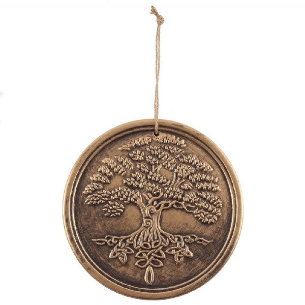 Bronze Terracotta Tree Of Life Plaque By Lisa Parker