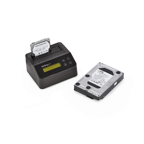 USB 3.0 Drive Eraser & Dock for SSD/HDD with secure data wiping and management features, supports up to 6TB capacity.