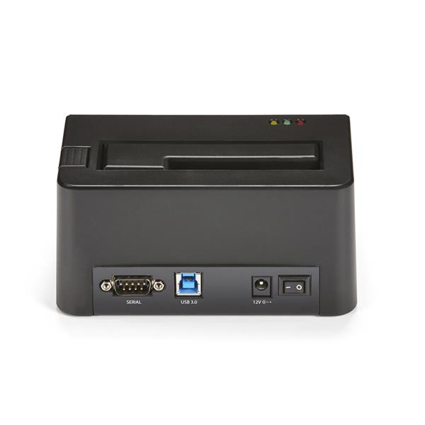 USB 3.0 Drive Eraser & Dock for secure data wiping of 2.5/3.5in SATA SSD/HDD with nine erase modes and easy drive management.