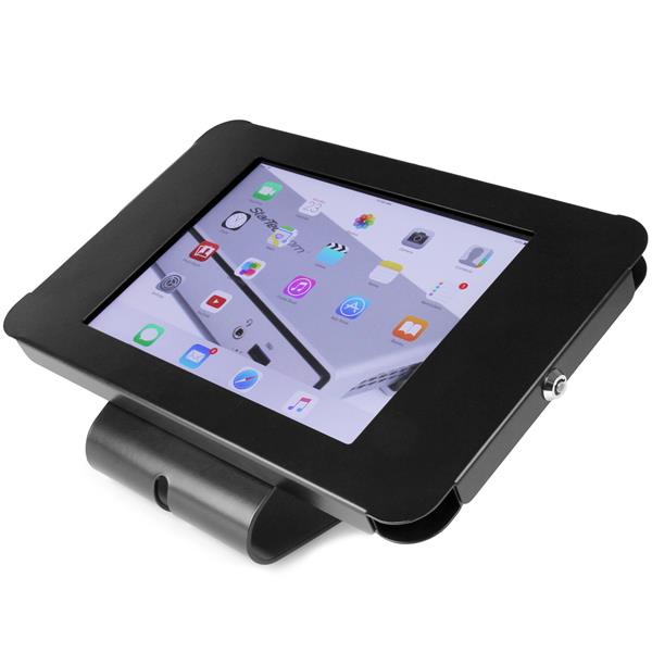 Lockable Steel Tablet Stand for iPad - Secure Desk & Wall Mount - Ideal for Business & Education