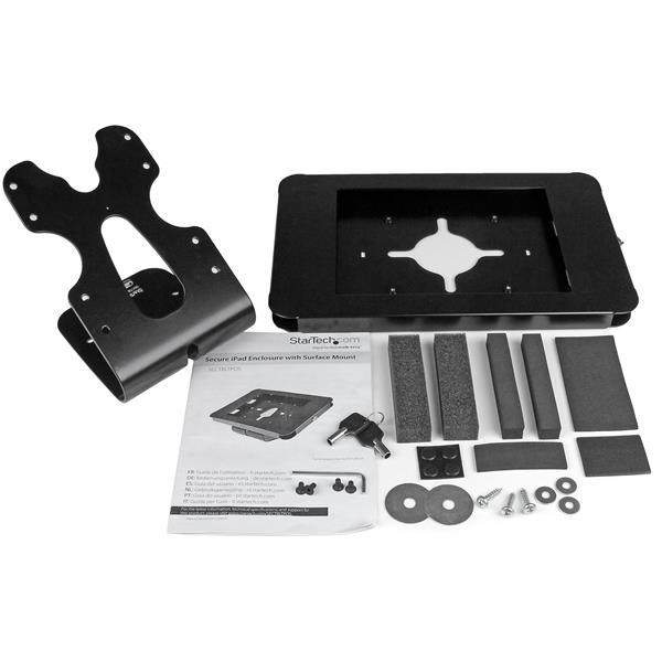 Lockable Steel Tablet Stand for iPad - Secure Desk & Wall Mount - Ideal for Business & Education