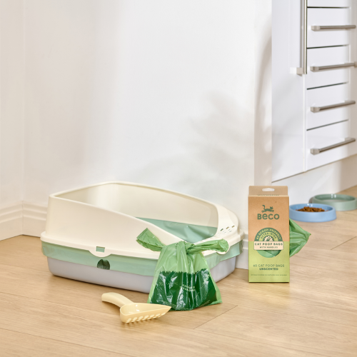 Cat Poop Bags - Beco Unscented x 60 bags