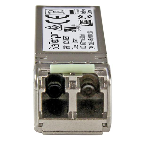 Cisco SFP-10G-SR-S compatible fiber module for 10GbE connectivity, 300m range, 850nm wavelength, and lifetime warranty.