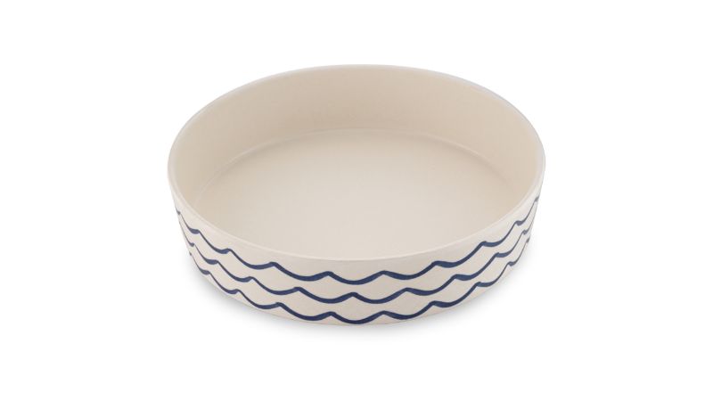 Cat Bowl - Beco Classic Bamboo (Ocean Waves)