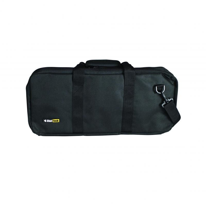 Chef Knives Roll bag - Cheftech Case W Strap 18 Pockets (Black)