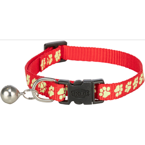 Cat Collar - Reflective Paw Print (Assorted)