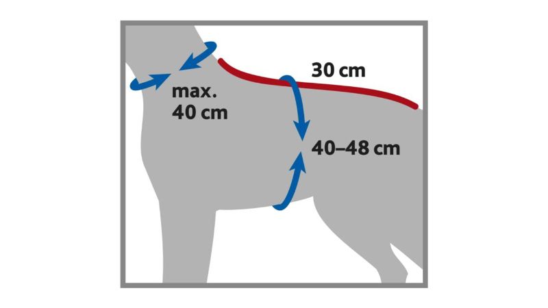 Bathrobe for Dogs Grey XS - 30cm