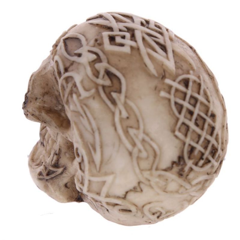 Ornament - Mini Celtic Skulls with Gem Eyes (Set of 12 Assorted)