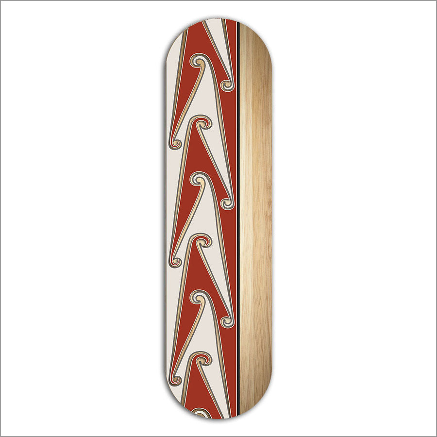 ACM Skateboard Art: Kowhaiwhai 2