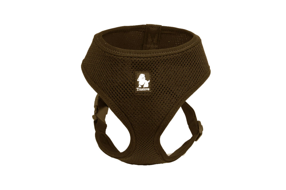Dog Harness Soft Mesh - Black - Small
