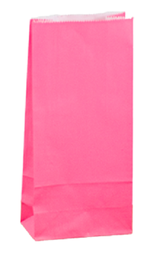 Paper Bags PINK - (500 Bags) 21 x 10cm