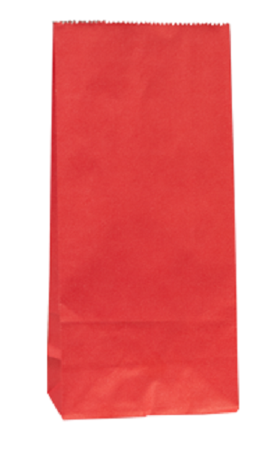 Paper Bags RED - (500 Bags) 21 x 10cm