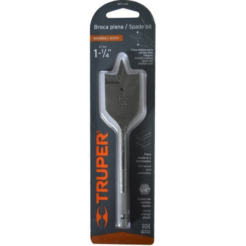 Spade Bit Truper 1-1/4" 32mm