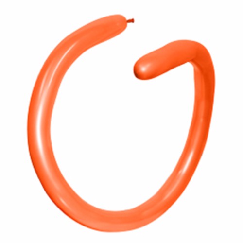 Modelling Balloons - Pack of 100 - 260QT Fashion Orange Latex