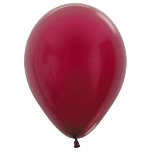 Balloons - Metallic Pearl Burgundy - Pack of 25