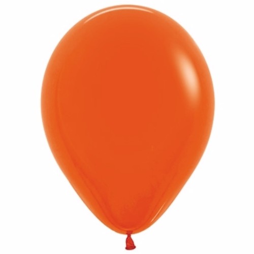 12cm Standard Orange Latex Balloons  - Pack of 50
