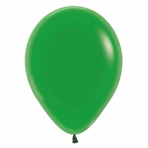 Pack of 100 Jewel Crystal Green balloons - 30cm latex with a vibrant sheen for elegant celebrations.