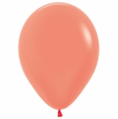 30cm Neon Orange Latex Balloons - Pack of 100