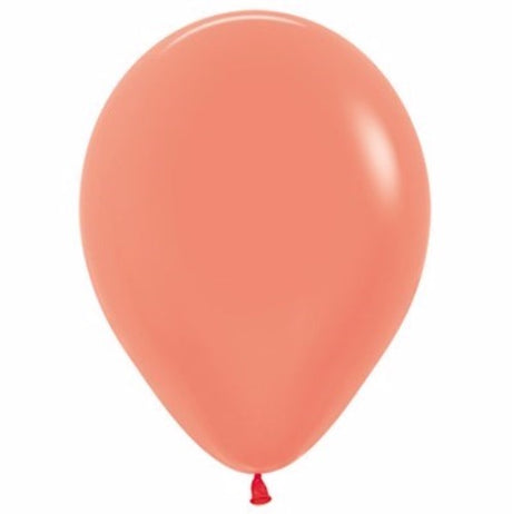 Vibrant 12cm Neon Orange Latex Balloons, pack of 50, perfect for parties and events, durable and eye-catching decoration.