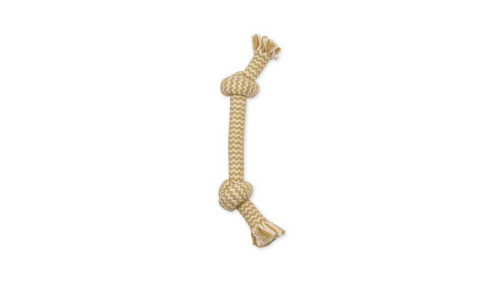 Dog Toy - EXTRA Peanut Butter 2 Knot Bone Small (22cm)