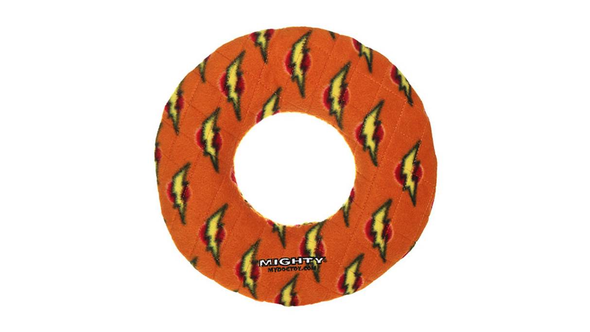 Dog Toy - Mighty No Stuff Ring Lightning (25cm)
