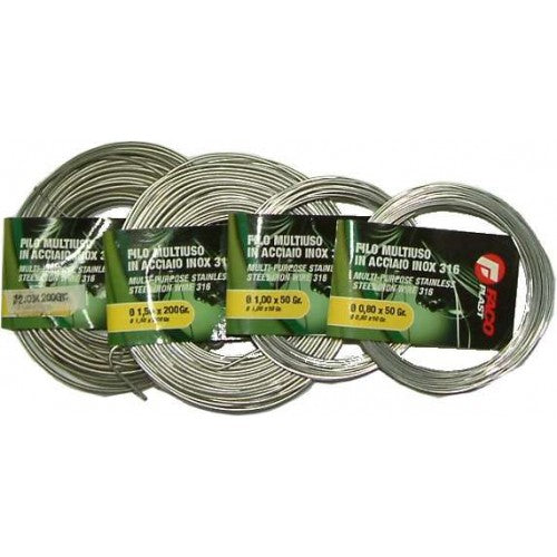 Wire Binding Stainless 1.0mm 50g Coil Faco Plast