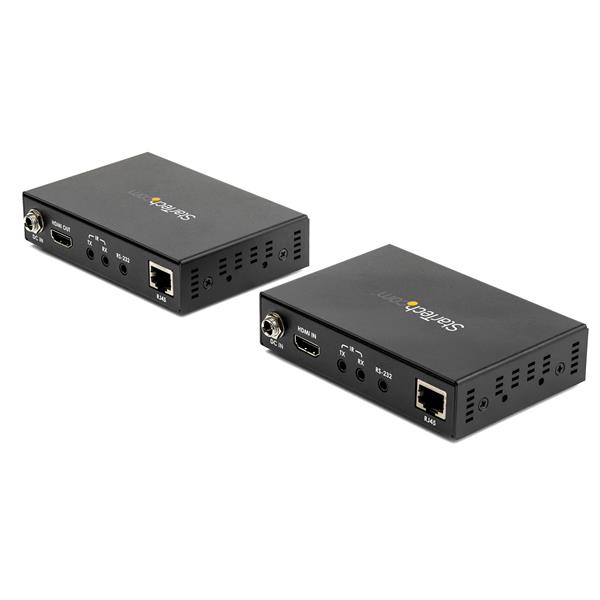 4K HDMI over CAT6 Extender enables 100m UHD 60Hz transmission with IR control, perfect for home or professional use.
