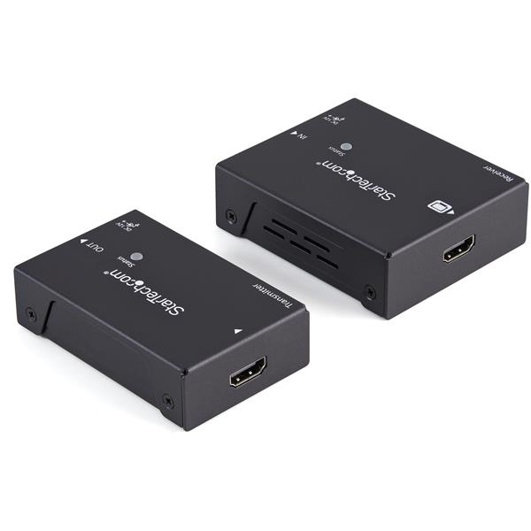 4K HDMI over CAT5 extender provides long-distance video transmission with Power Over Cable for hassle-free installations.