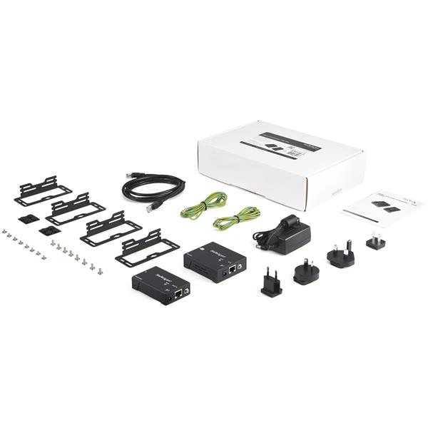 4K HDMI over CAT5 HDBaseT Extender for long-distance video with Power Over Cable feature, ideal for home theaters and installations.