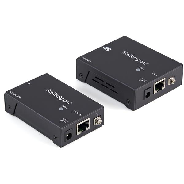 4K HDMI over CAT5 HDBaseT Extender enables long-distance video transmission up to 130 feet with Power Over Cable convenience.