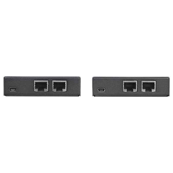 HDMI over CAT6 Extender with 4-Port USB Hub for 165 ft 1080p HD video and audio, perfect for home and professional use.