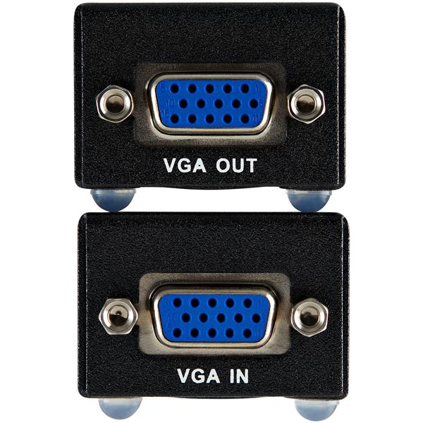 VGA to Cat5 Extender Kit for up to 250ft connection to remote monitors and projectors, ideal for varied settings.